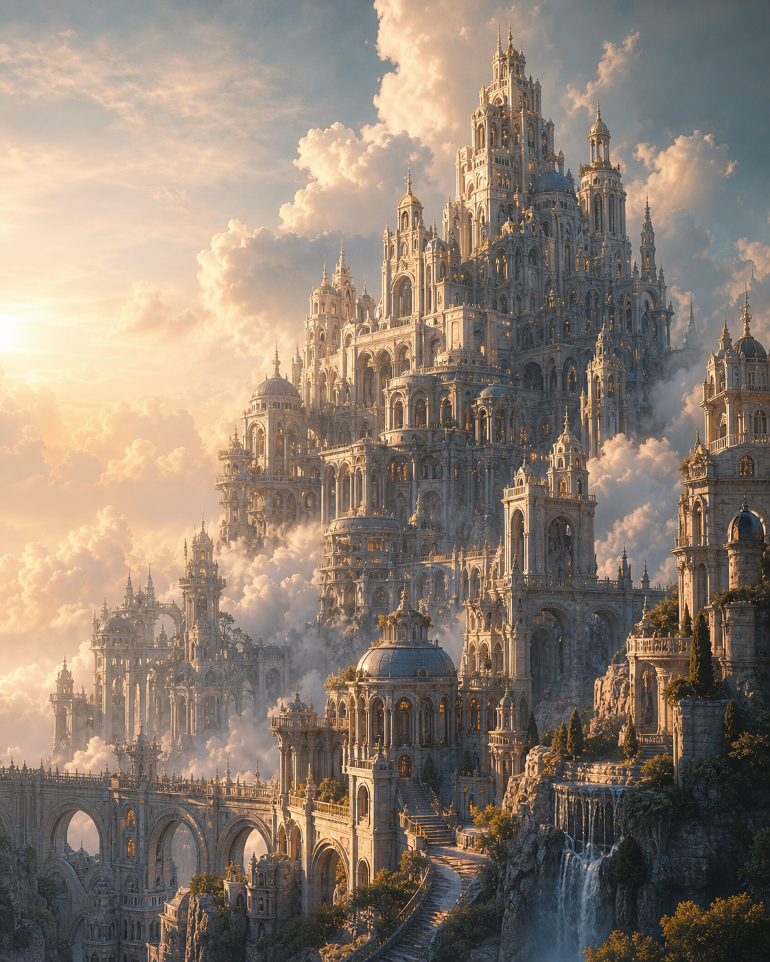 A fantasy city visual reference